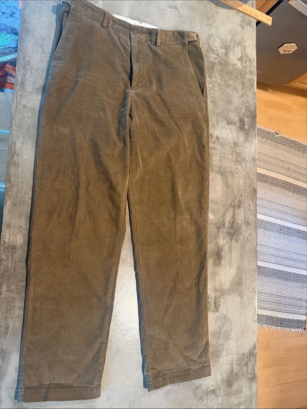 croft & barrow brown Corduroy Men's Pants